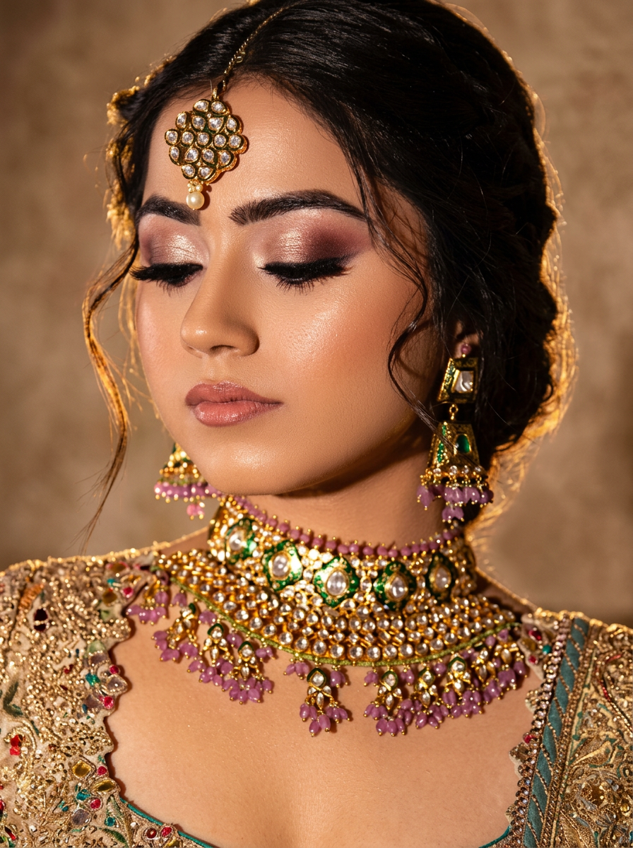 Luxury bridal portrait